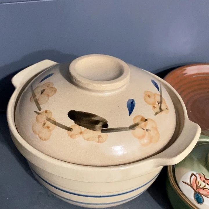瓷片五厂手绘砂锅