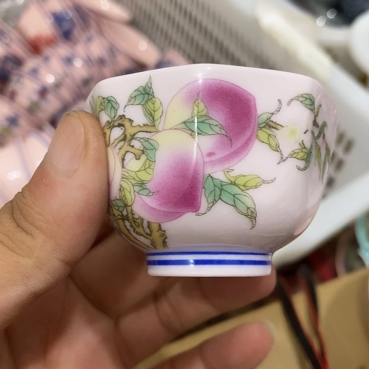 摆件景德镇陶瓷主人杯14556