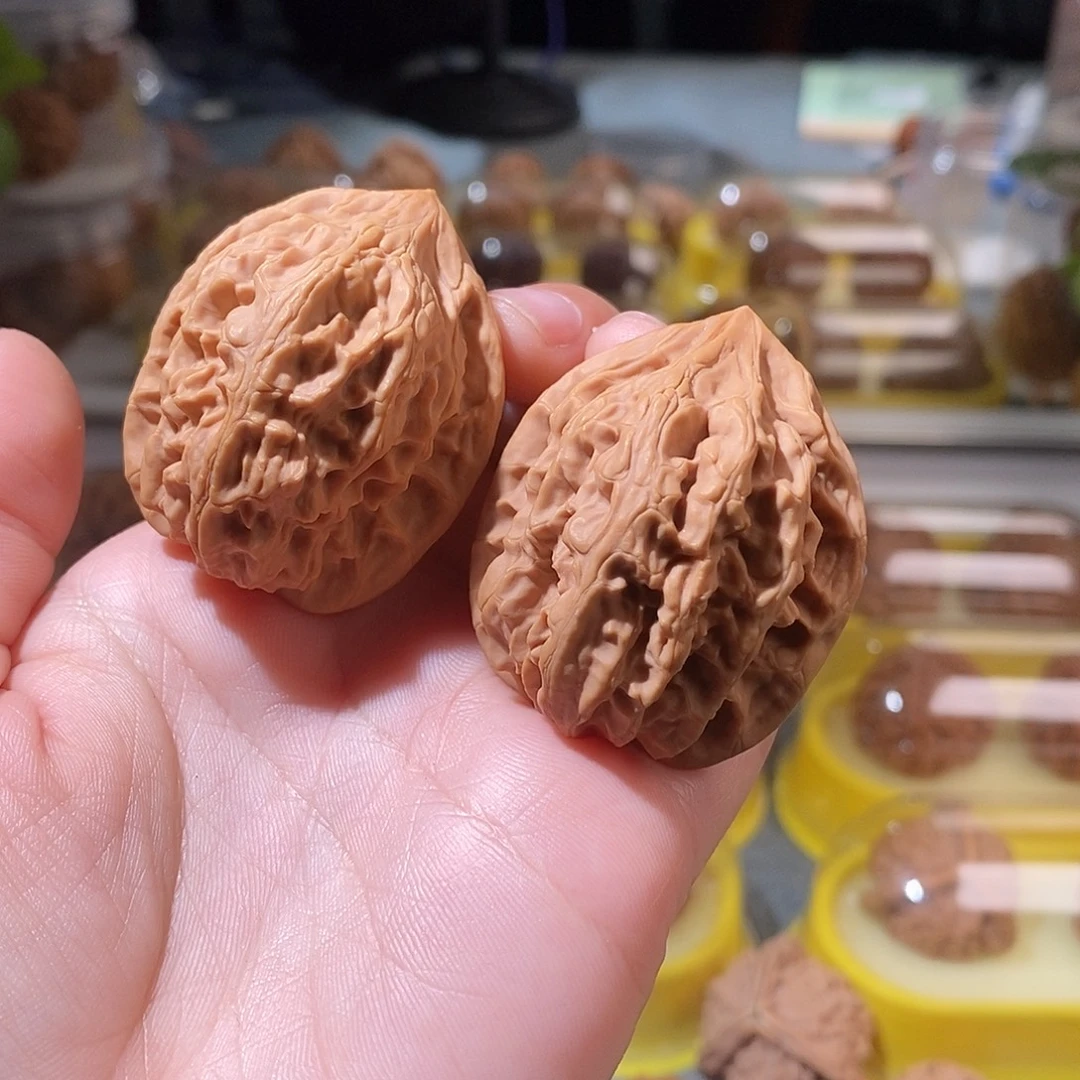 把件文玩核桃6号微修鸡心38尺