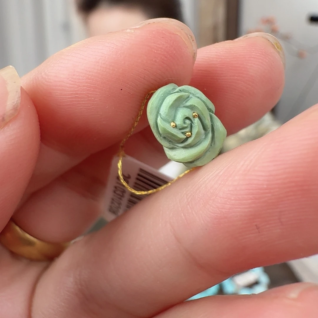 绿松石未镶嵌珠宝半成品