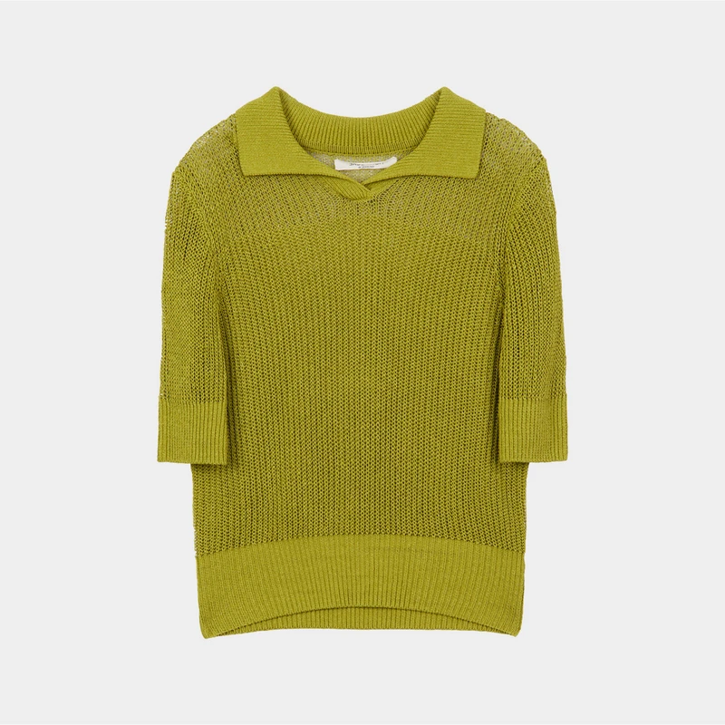 EXCEPTION例外中袖翻领套头A121-O2D01