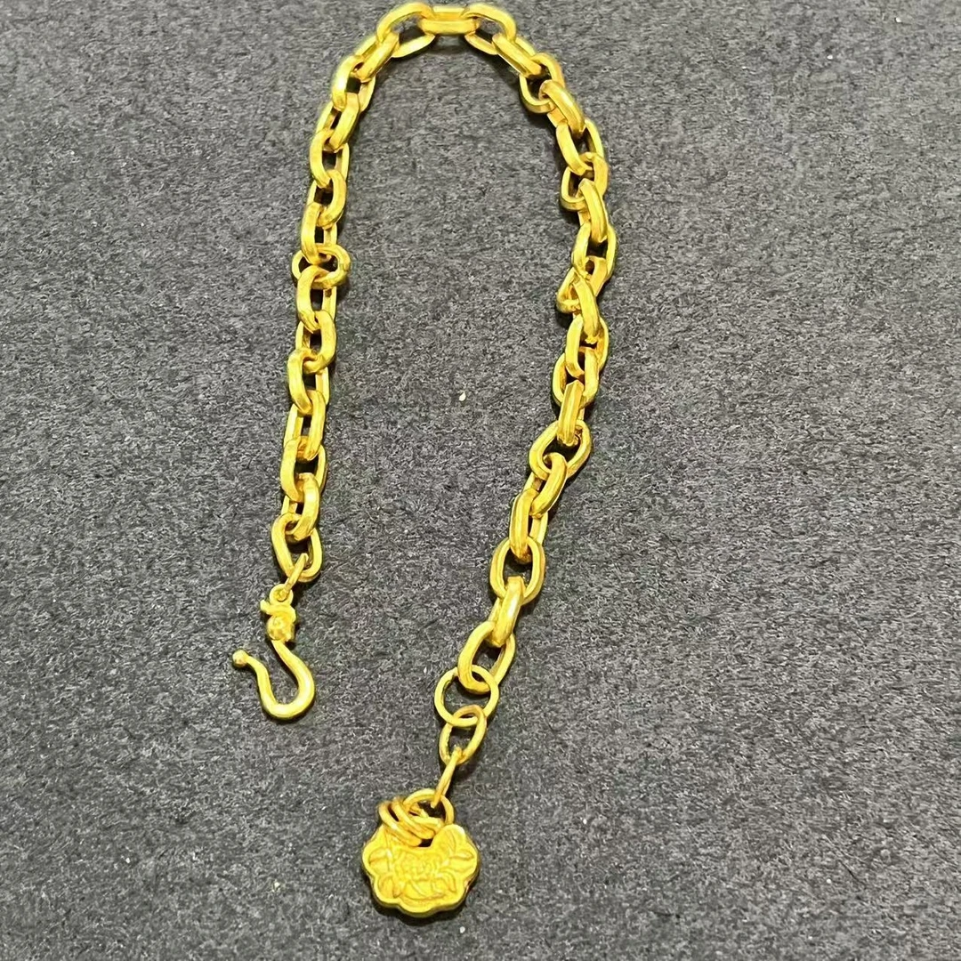 【梦之吻】足金 手链 国金 素金 高温烧蓝 手链  可选款