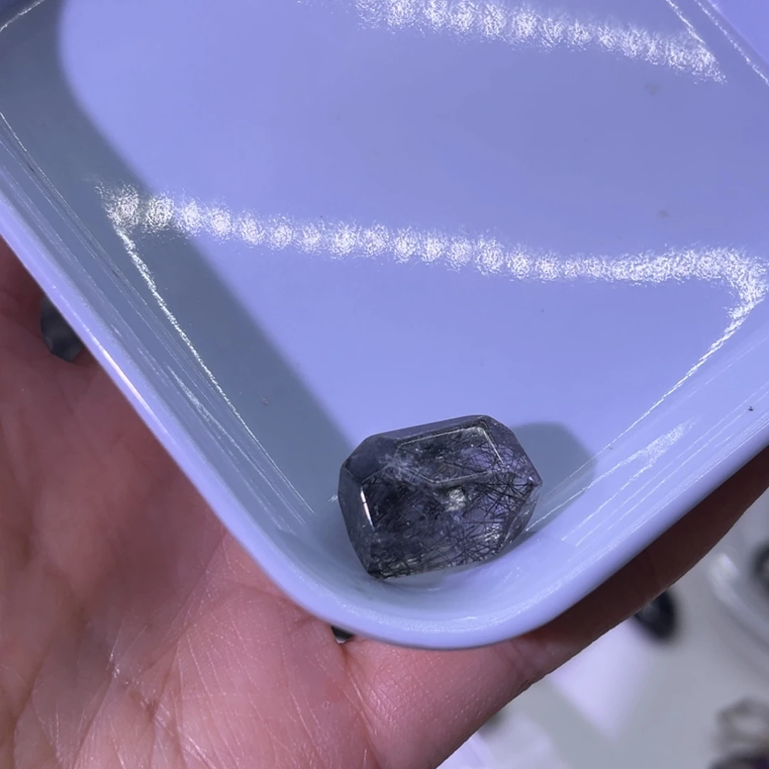 未镶嵌珠宝半成品水晶不*2打孔