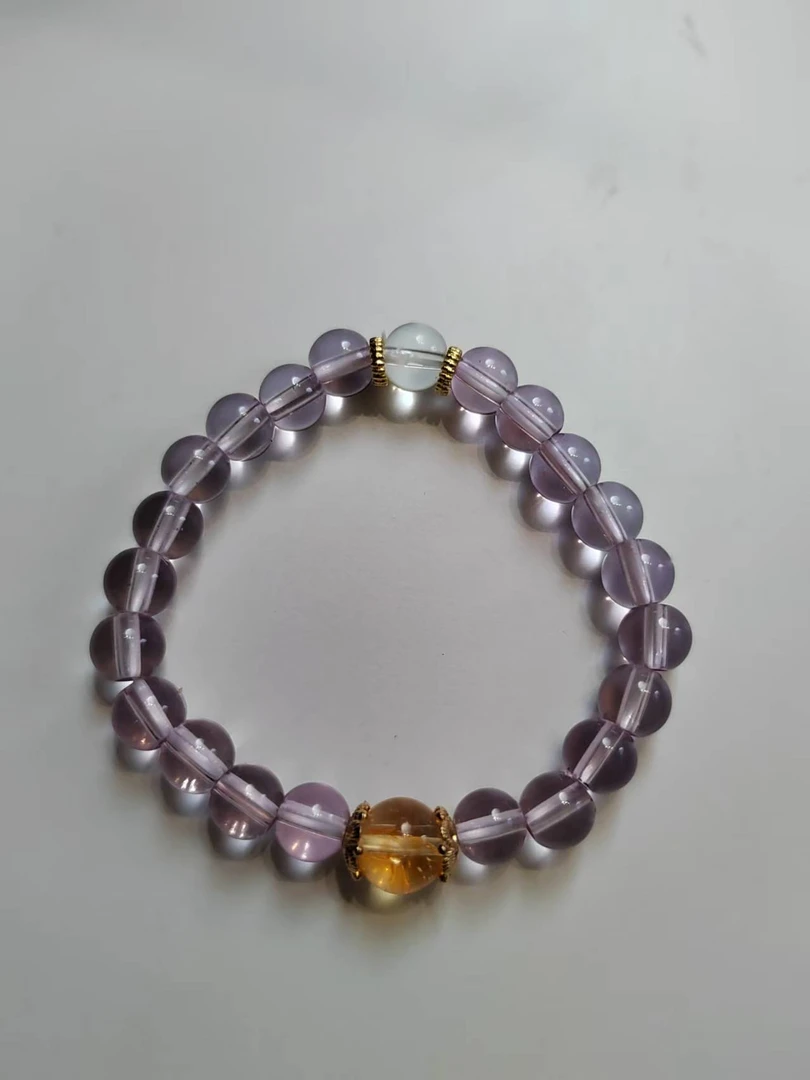 紫色晶歩歩高升8mm