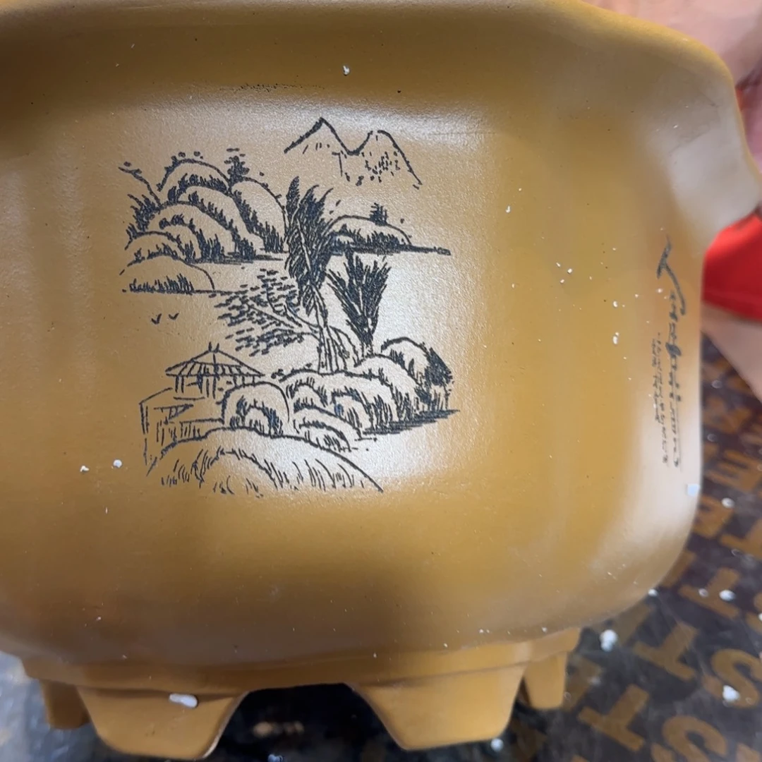 紫砂花盆口径27.15口径