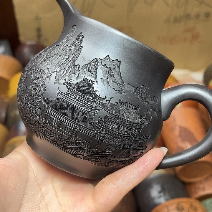 茶杯紫砂微瑕宜兴紫砂茶具