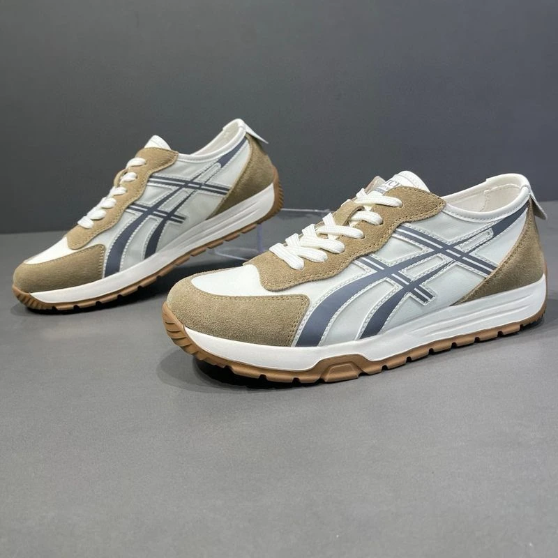 男士真皮阿甘鞋男款潮鞋2025春款男生轻便板鞋潮流百搭休闲小白