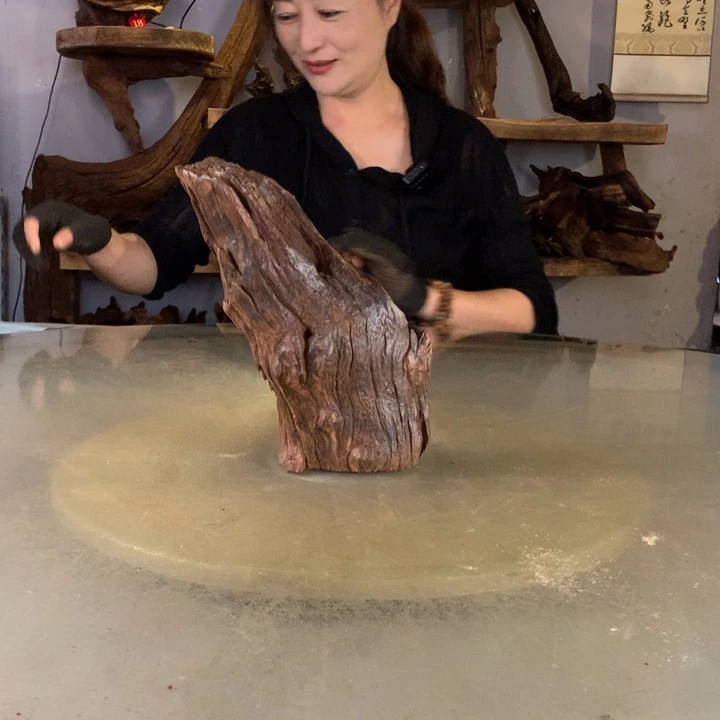 未***名天然的云南紫柚木会黄水