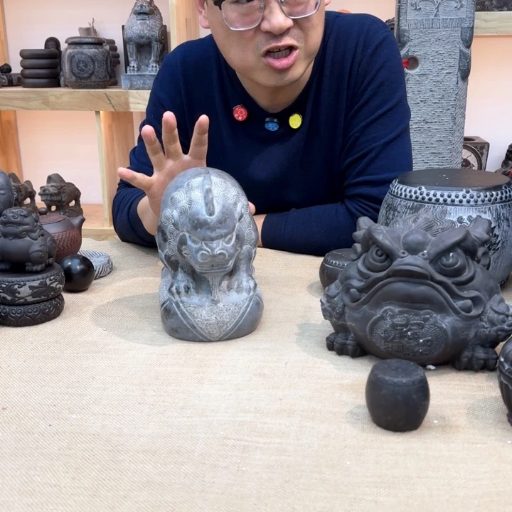 西安石晋錾石雕手工雕刻摆件