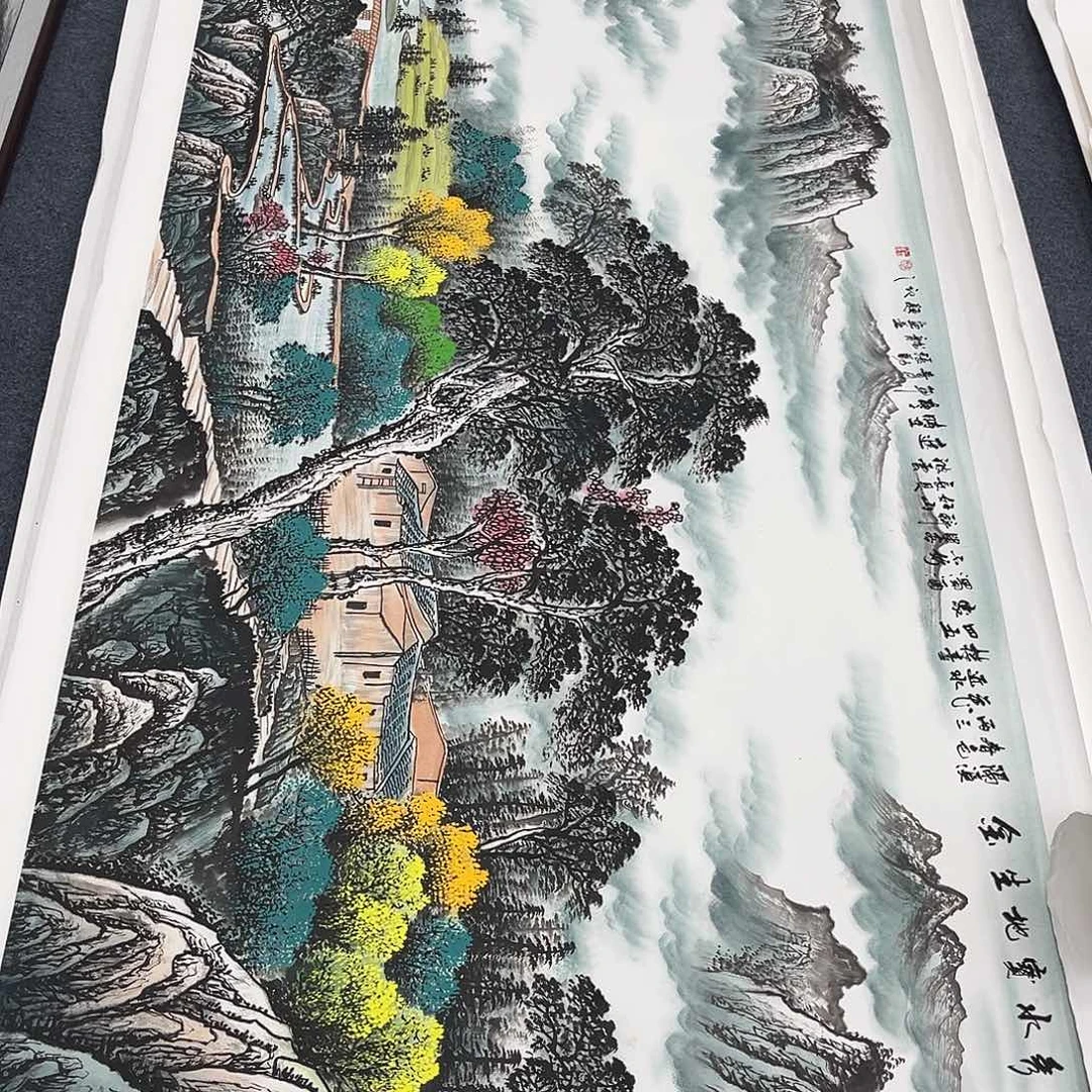 国画新号开播纯手绘国画作品大漏