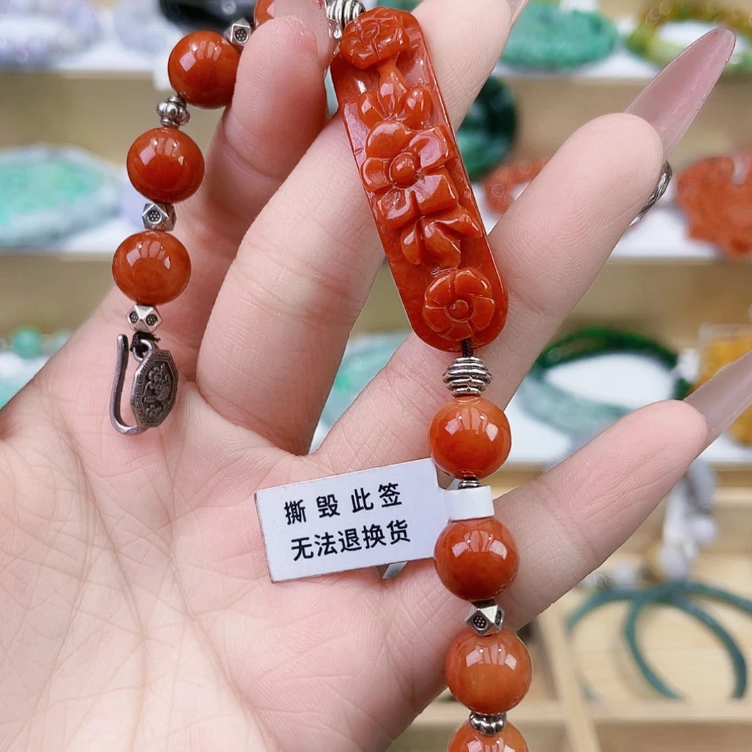 黎***i翡翠未镶嵌手链手链