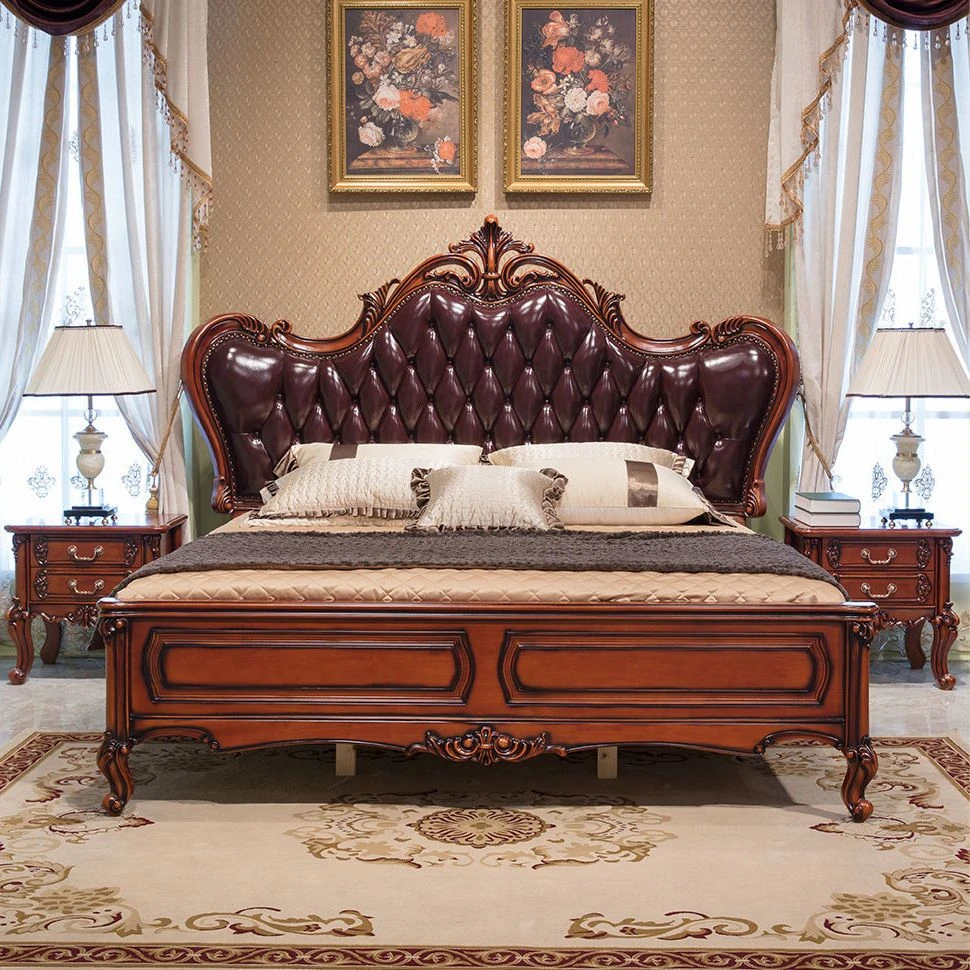 【专属链接】欧式床双人床1.8米美高端实木床公主床卧床