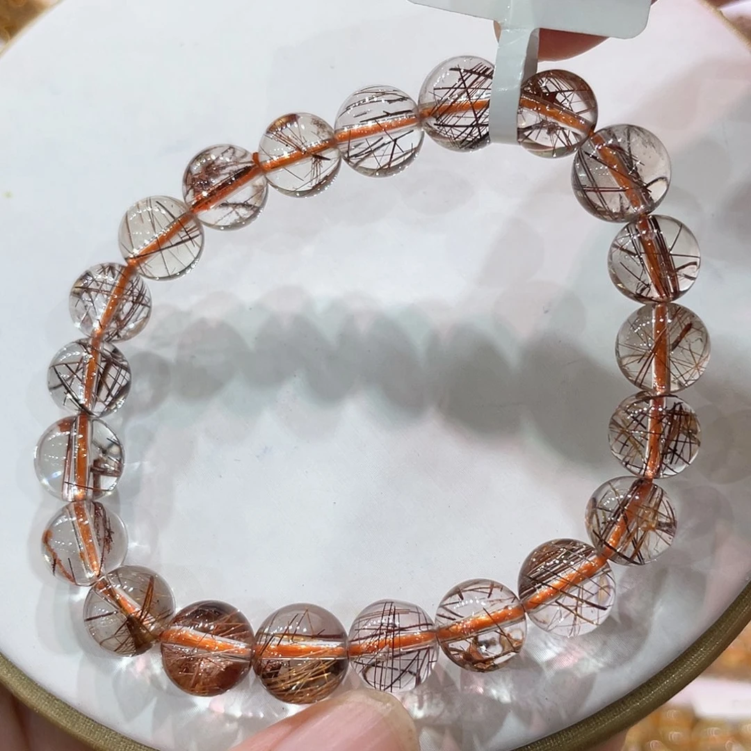 未镶嵌手链水晶净体红发晶