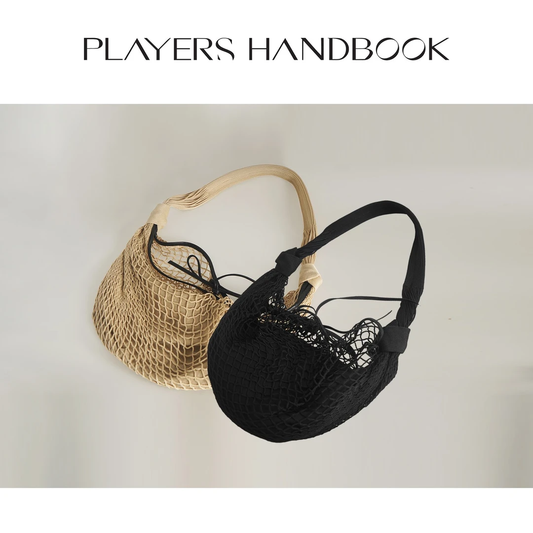 PlayersHandbook《捕梦网 》高级LM夏日氛围感网织牛皮斜挎包PH1918