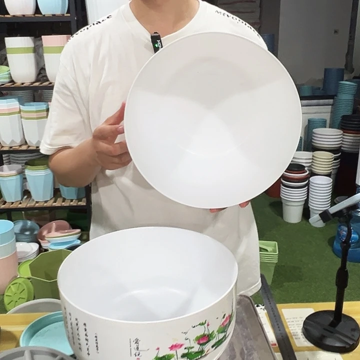 爱莲说口29高16白色无孔2只