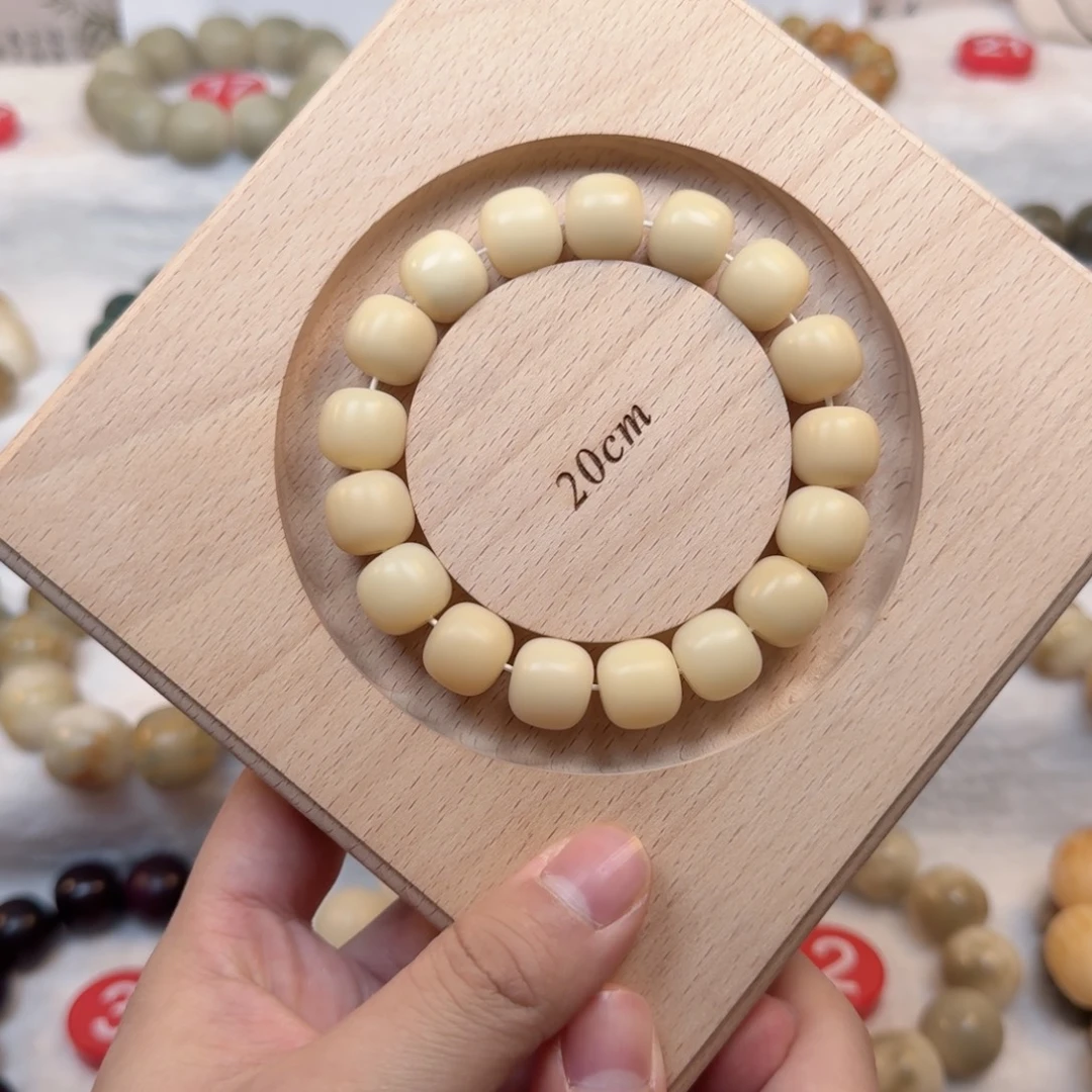 吊坠白玉菩提卡14手工干磨天然风化