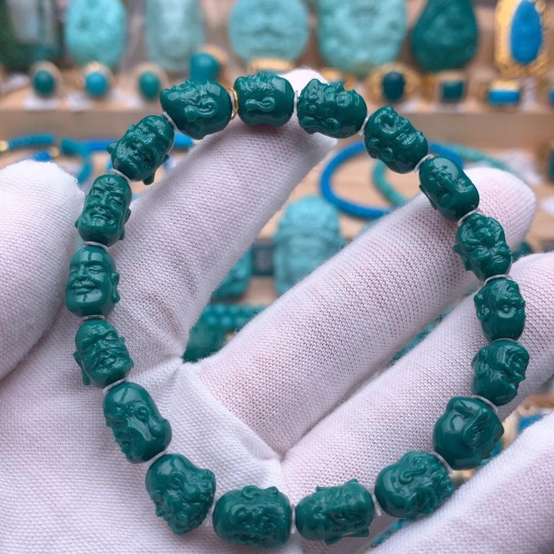 未镶嵌绿松石珠宝奇石