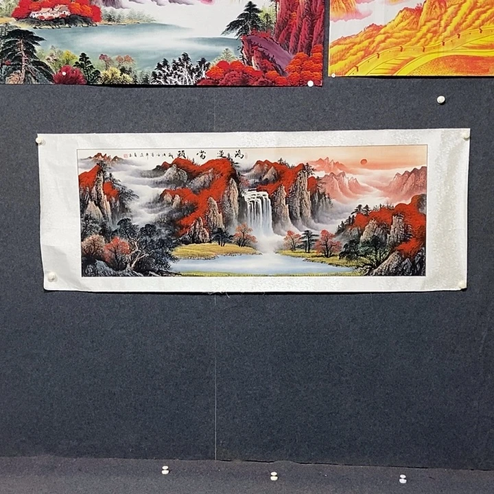 国画小六尺山水一幅