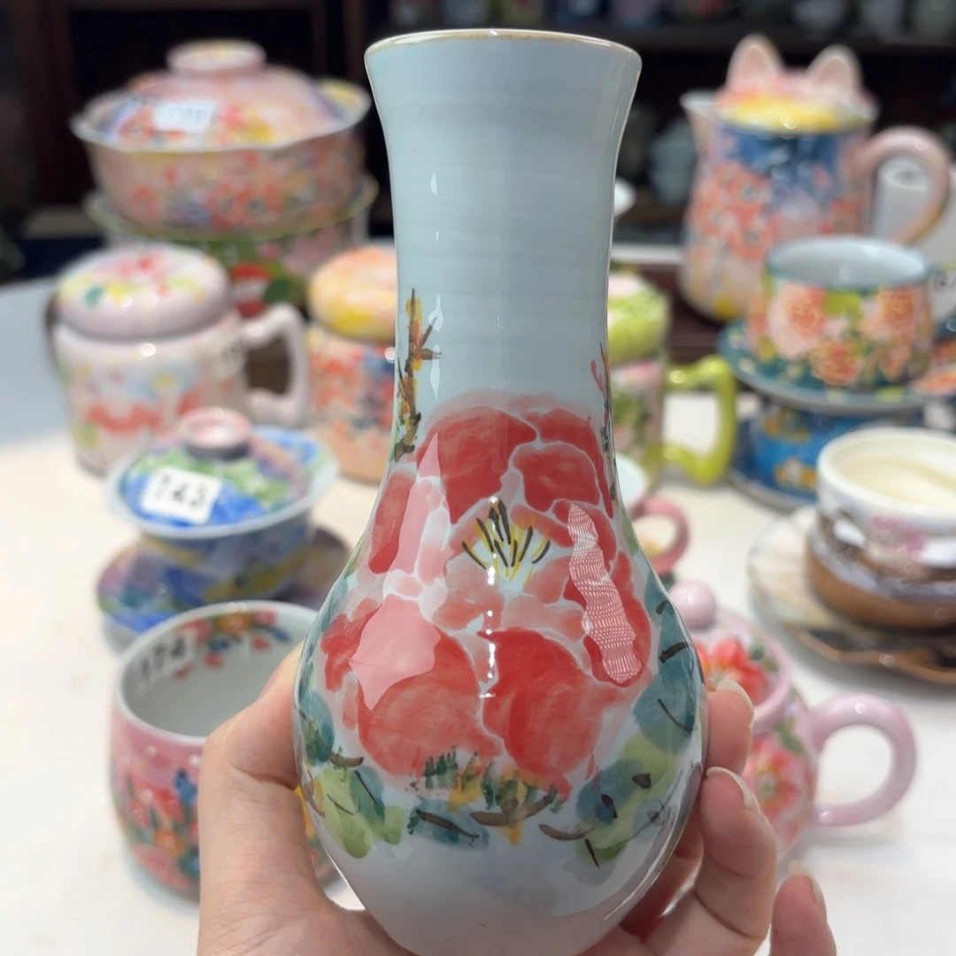 景德镇手绘高温釉下彩陶瓷茶具