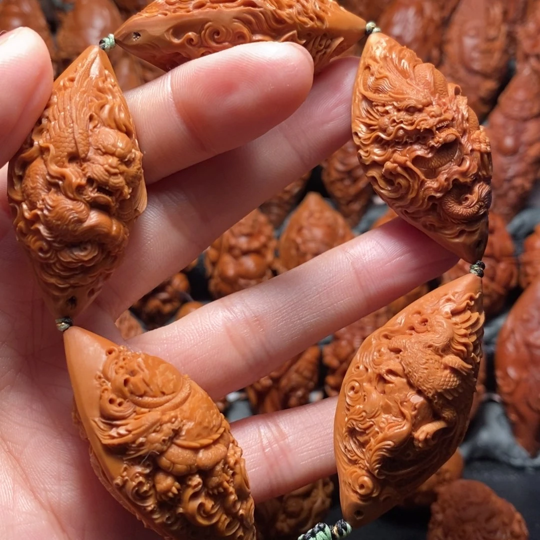 橄榄核手串/手链负*五方神兽