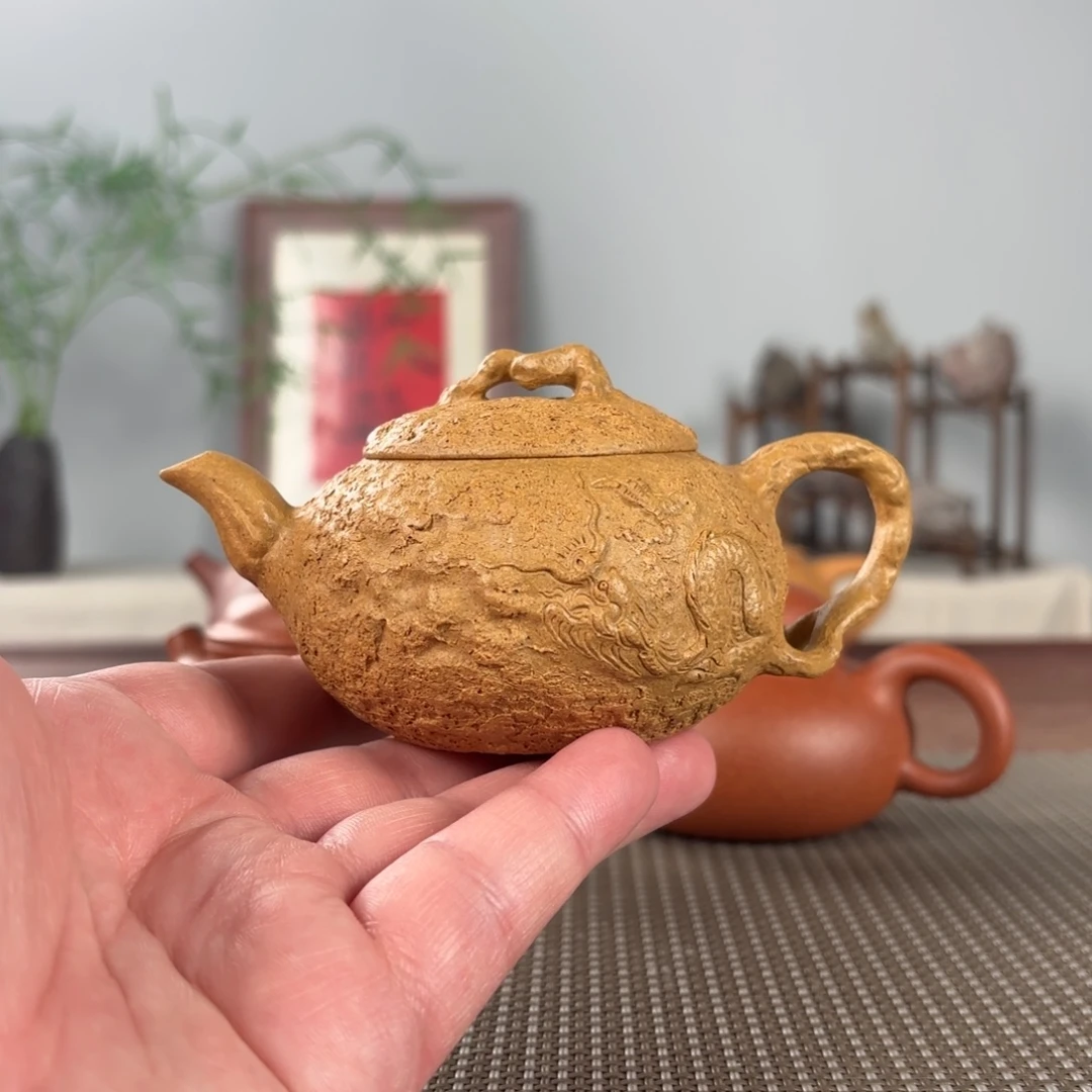 茶壶紫砂黄龙山原矿紫砂壶180