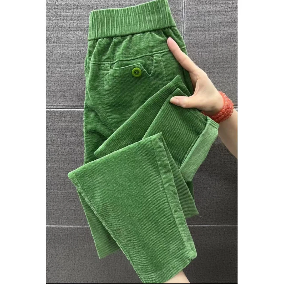 哈伦裤秋冬新款加厚宽松高腰弹力萝卜裤高档爆款休闲小脚裤女裤