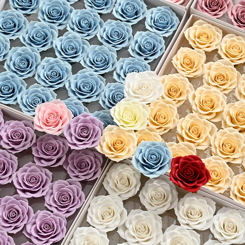 新款骄傲玫瑰香皂花大花头装饰花束搭配鲜花花艺包装材料