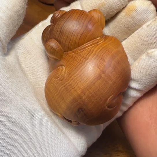 柏木（崖柏）风***～全陈化老料把件