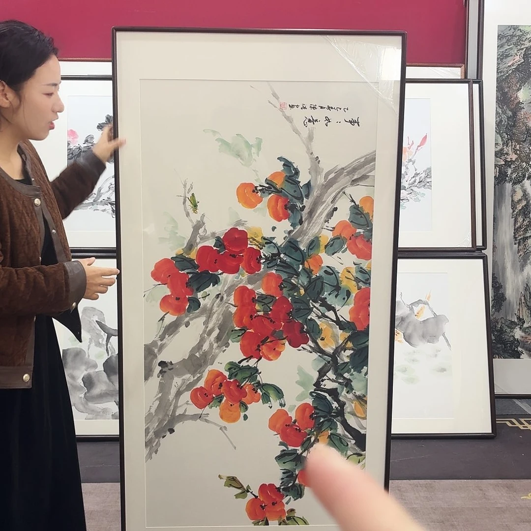 国画手绘作品160-80尺寸