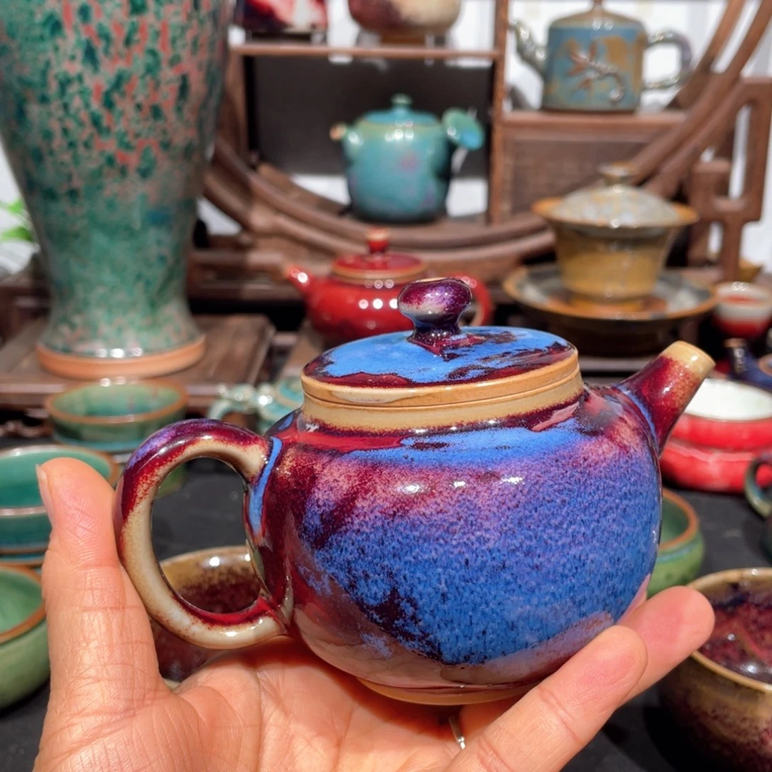 万***青中国神后钧瓷茶器