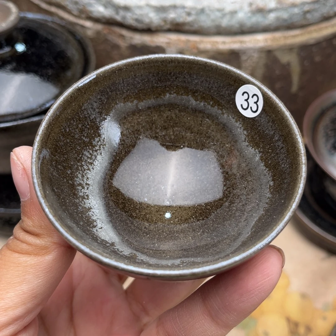 茶盏义兴龙窑坚持真柴烧微瑕