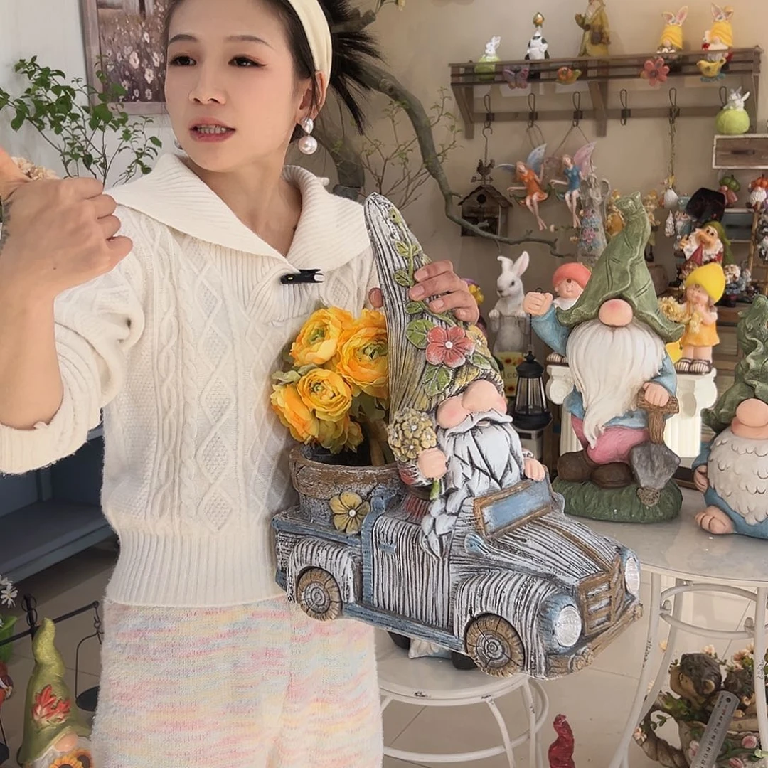 花园摆件红红火火