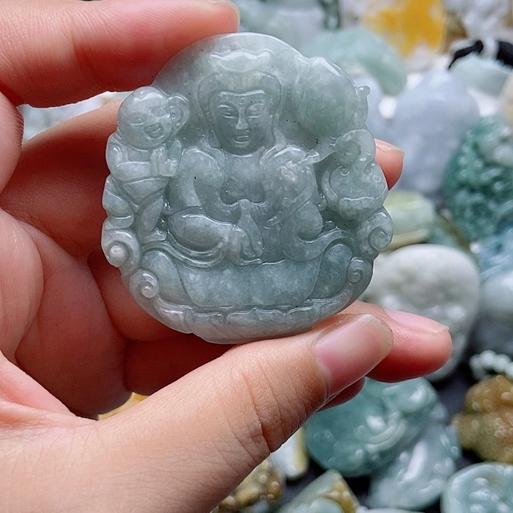 吊坠(不含链)未镶嵌翡翠1