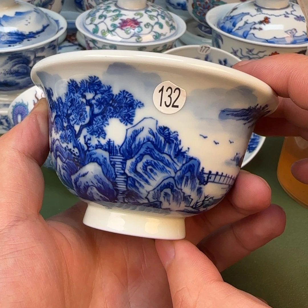 彦祖纯手工手绘茶具132