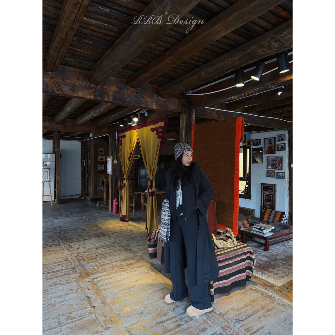 RRB Design  立体极简美学新雪丽保温棉保暖长排扣外套