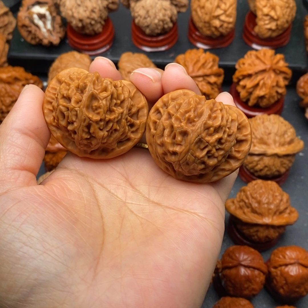 文玩核桃把件42宫灯