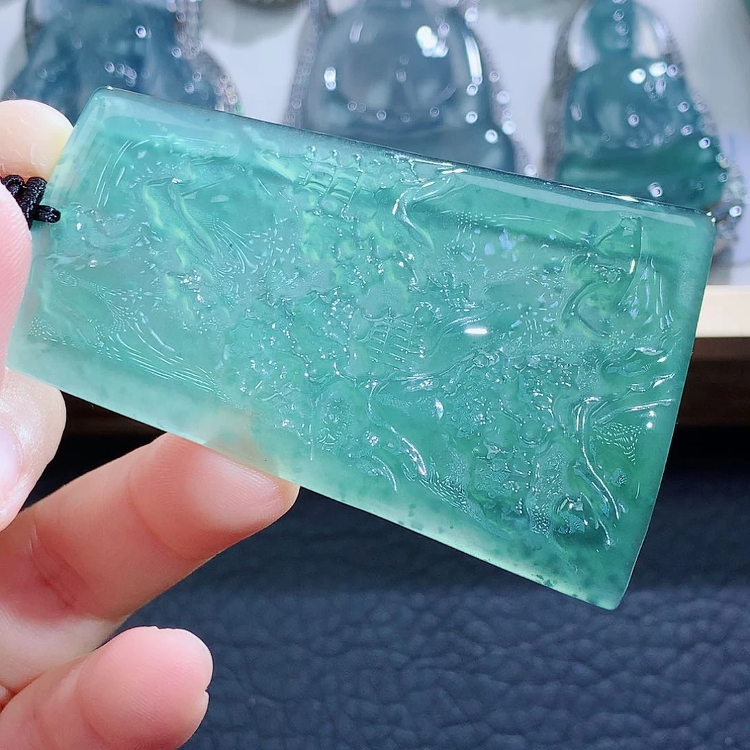 未镶嵌挂件翡翠翡翠