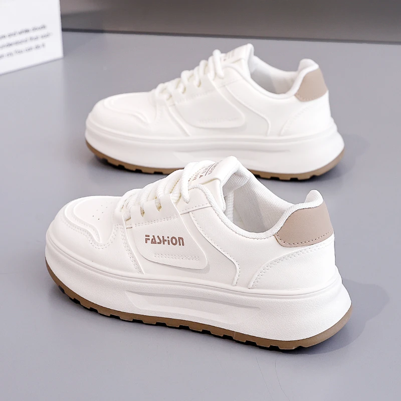 2025春秋季新款百搭休闲厚底小白鞋女鞋爆款秋冬运动老爹板鞋白鞋