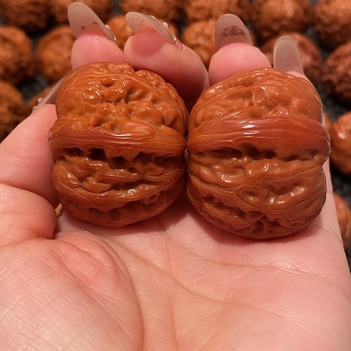 吊坠文玩核桃40平谷元宝0787