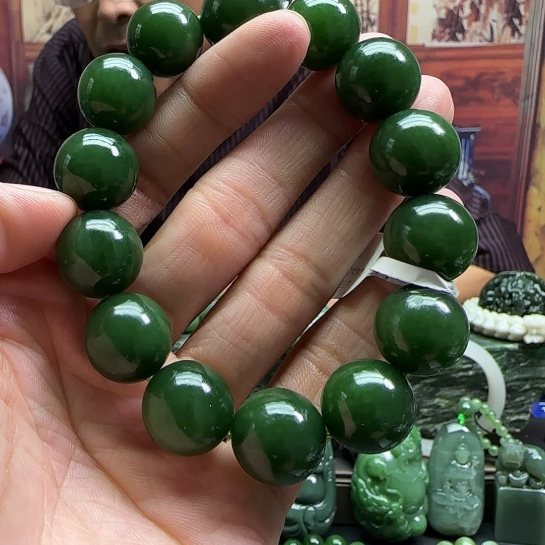 和田玉未镶嵌珠宝奇石手串