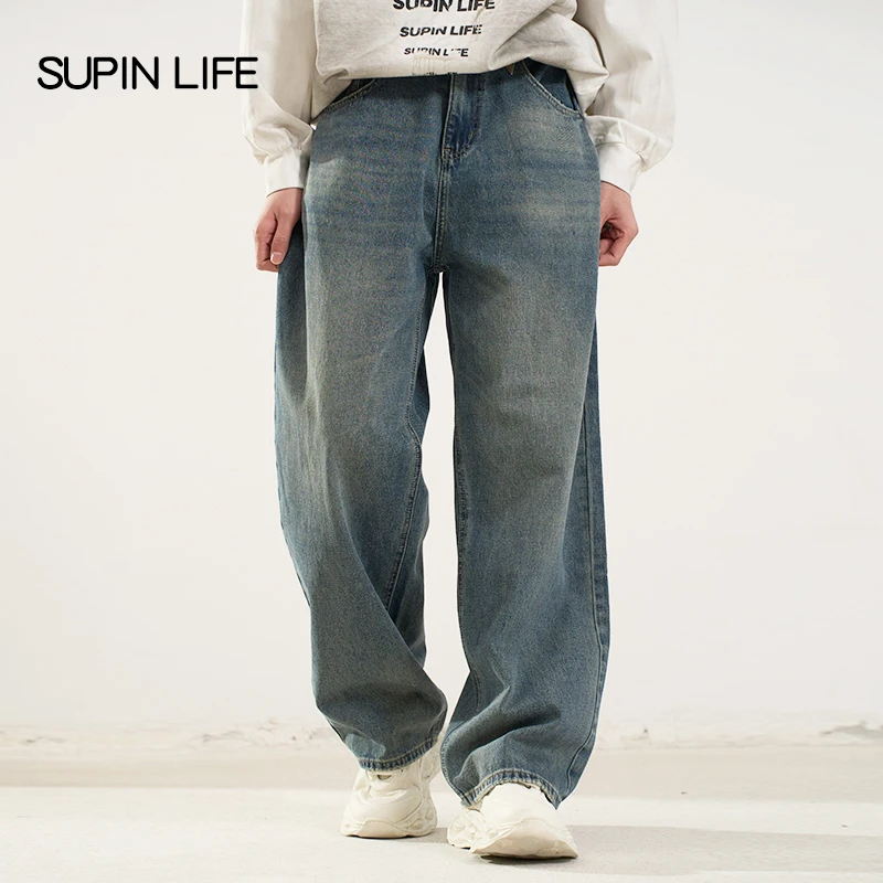 【SUPIN LIFE】25年春季新款牛仔裤SPBZK511176AM