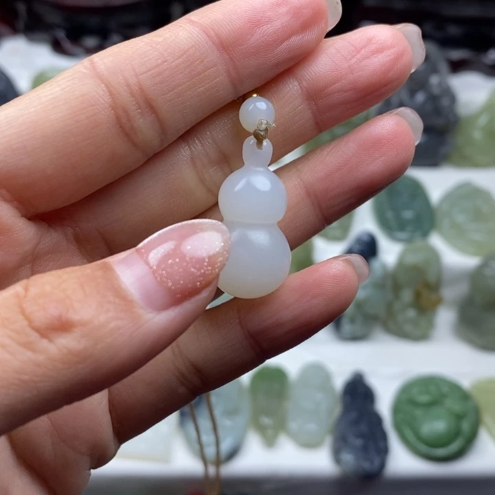 和田玉未镶嵌颈饰67