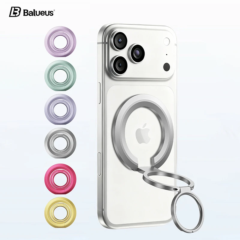 磁吸手机支架桌面折叠支撑架多功能指环背夹扣便携magsafe配件