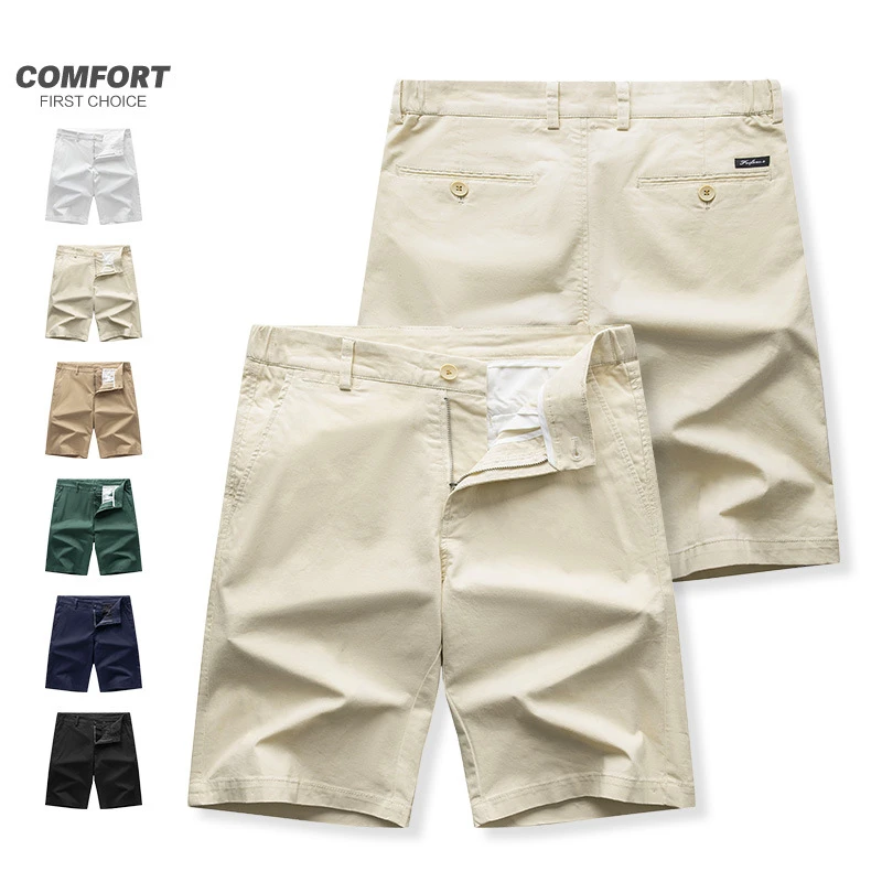 白色休闲短裤男夏季外穿宽松纯棉男款5分韩版潮流运动五分裤男士