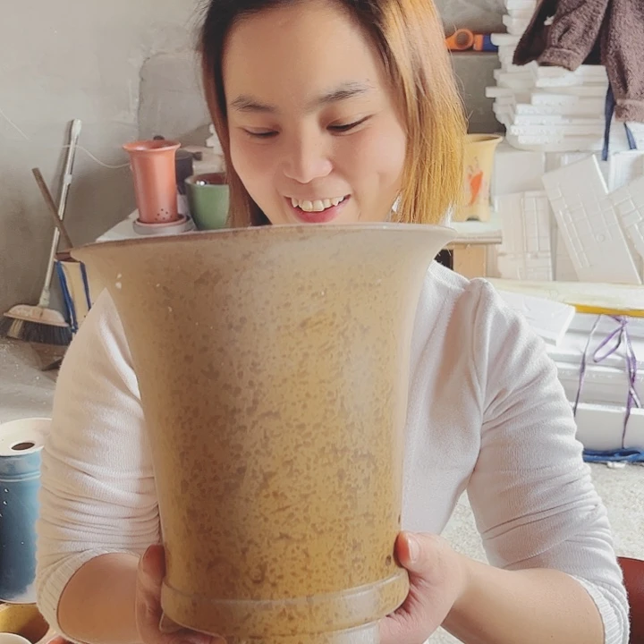 紫砂宜兴紫砂花盆