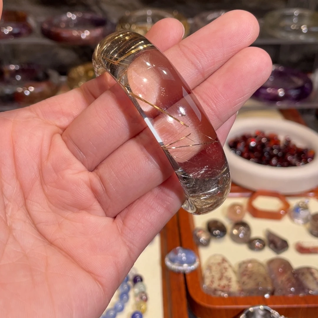 未镶嵌手镯水晶57圈口