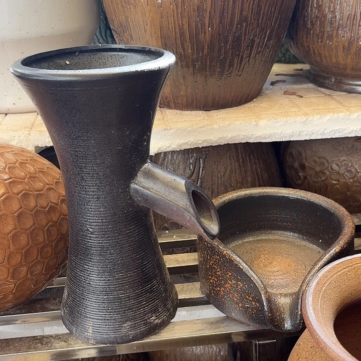 粗陶口径13/25，15/8进水口1.6厘米微瑕