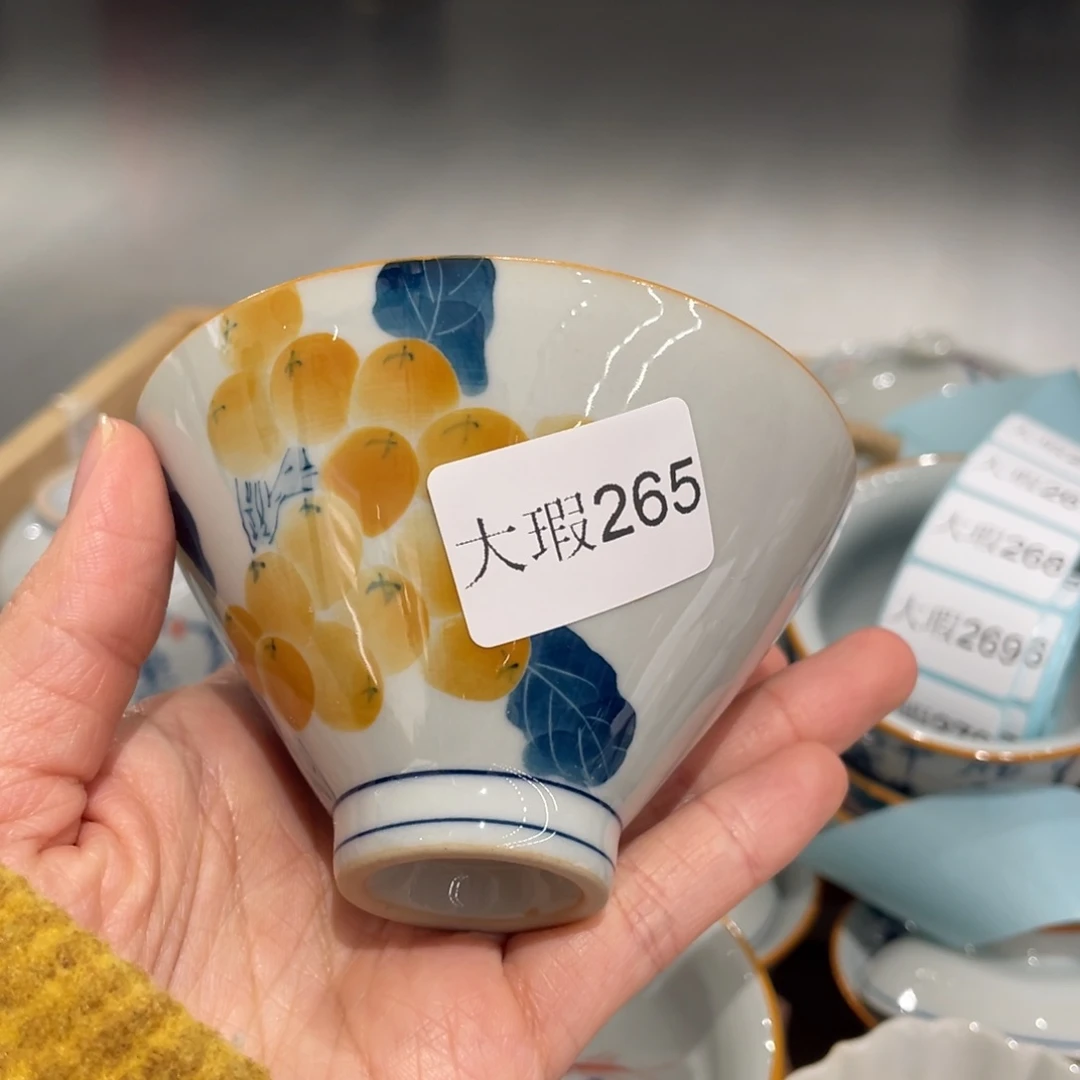 有瑕釉下彩纯手绘