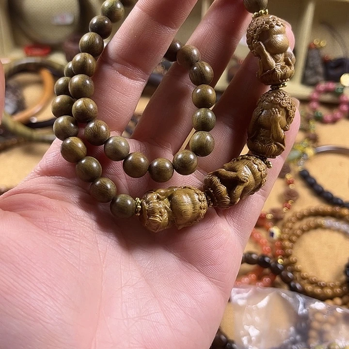 维腊木（绿檀）手串/手链绿檀