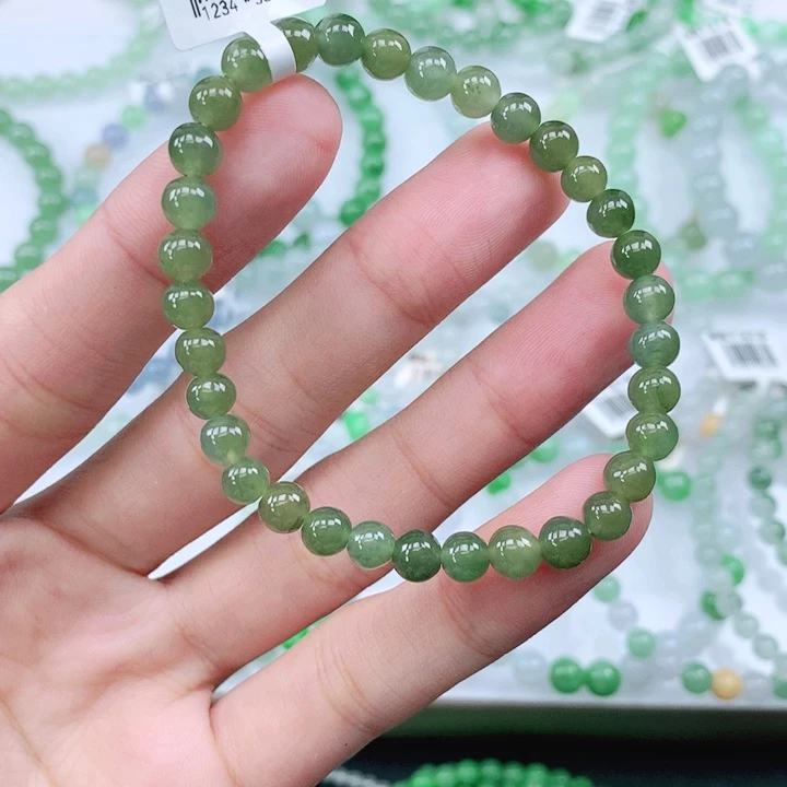 未镶嵌手链翡翠翡翠